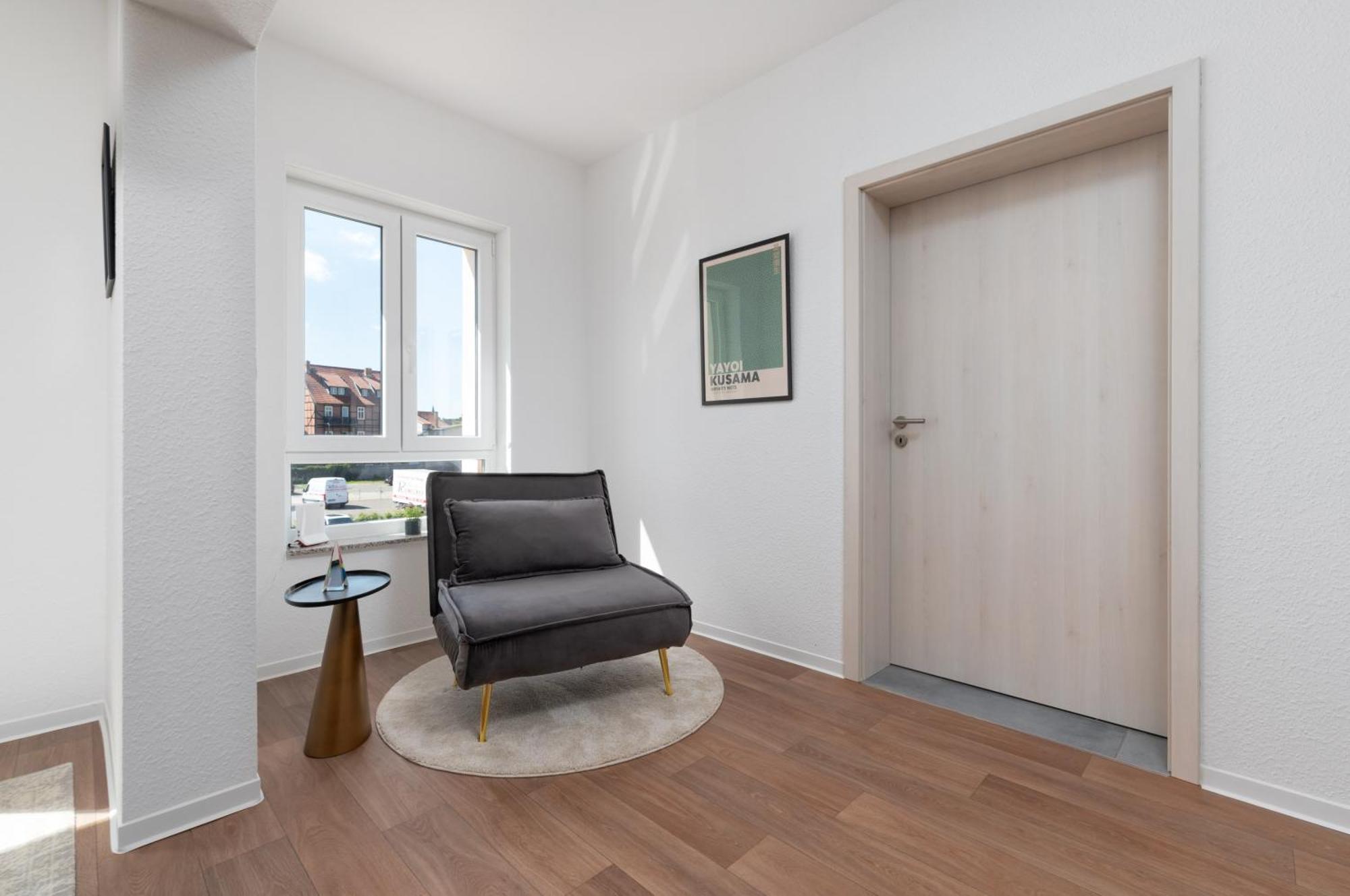 Design-Wohnung, Altstadt, Parkplatz, Netflix Quedlinburg Kültér fotó